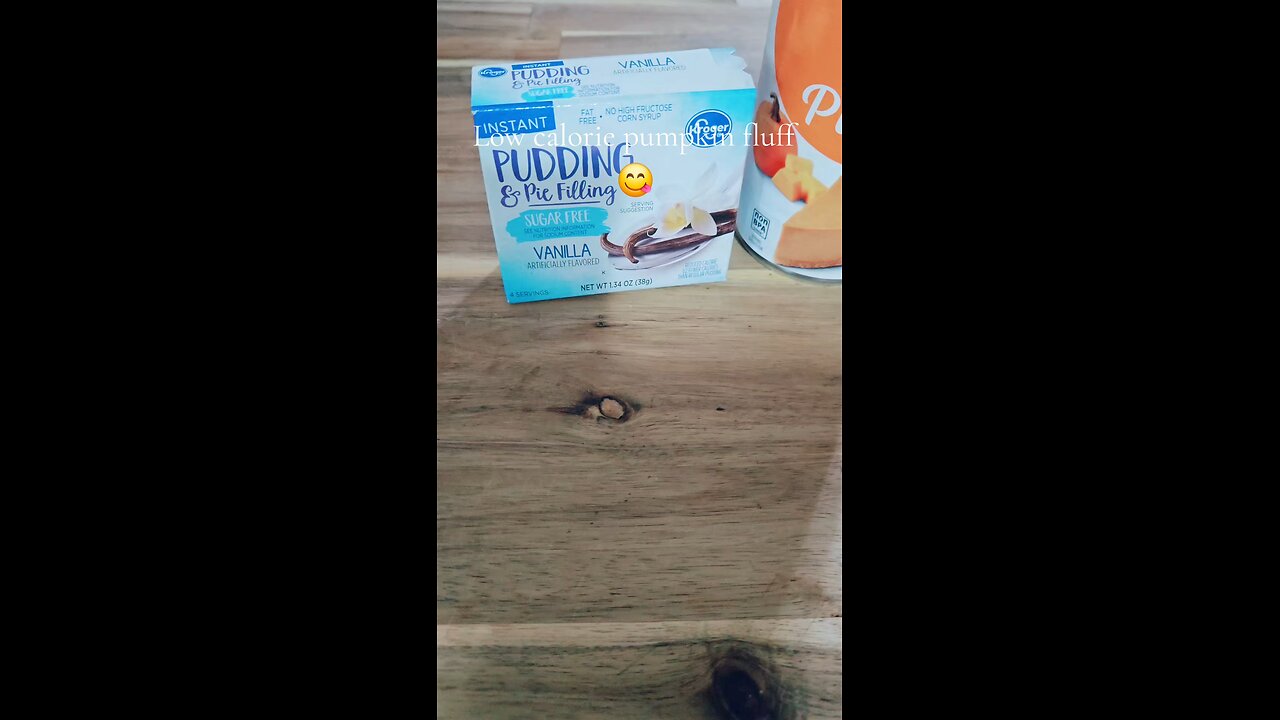 Low calorie pumpkin fluff