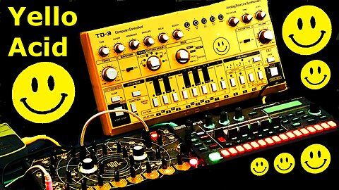 Yello Acid - Behringer TD-3 - Roland TR-6S - Eowave Quadrantind Swarm & VD400 Delay Pedal