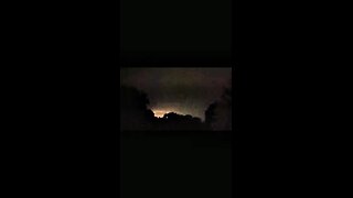 lightning storm in North Ga disc shaped ufo