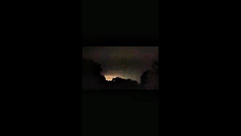 lightning storm in North Ga disc shaped ufo