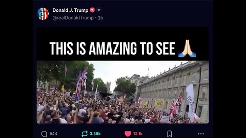 Brits Expressing Their Love For President Trump