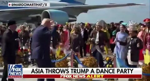 President Trump Gets a Royal Welcome Wherever He Goes