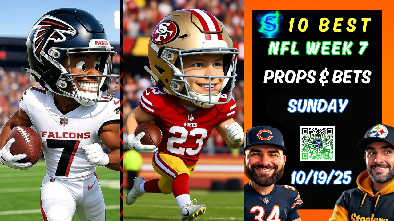 🏈 10 BEST NFL PICKS and Player Props | PRIZEPICKS TODAY | WEEK 7