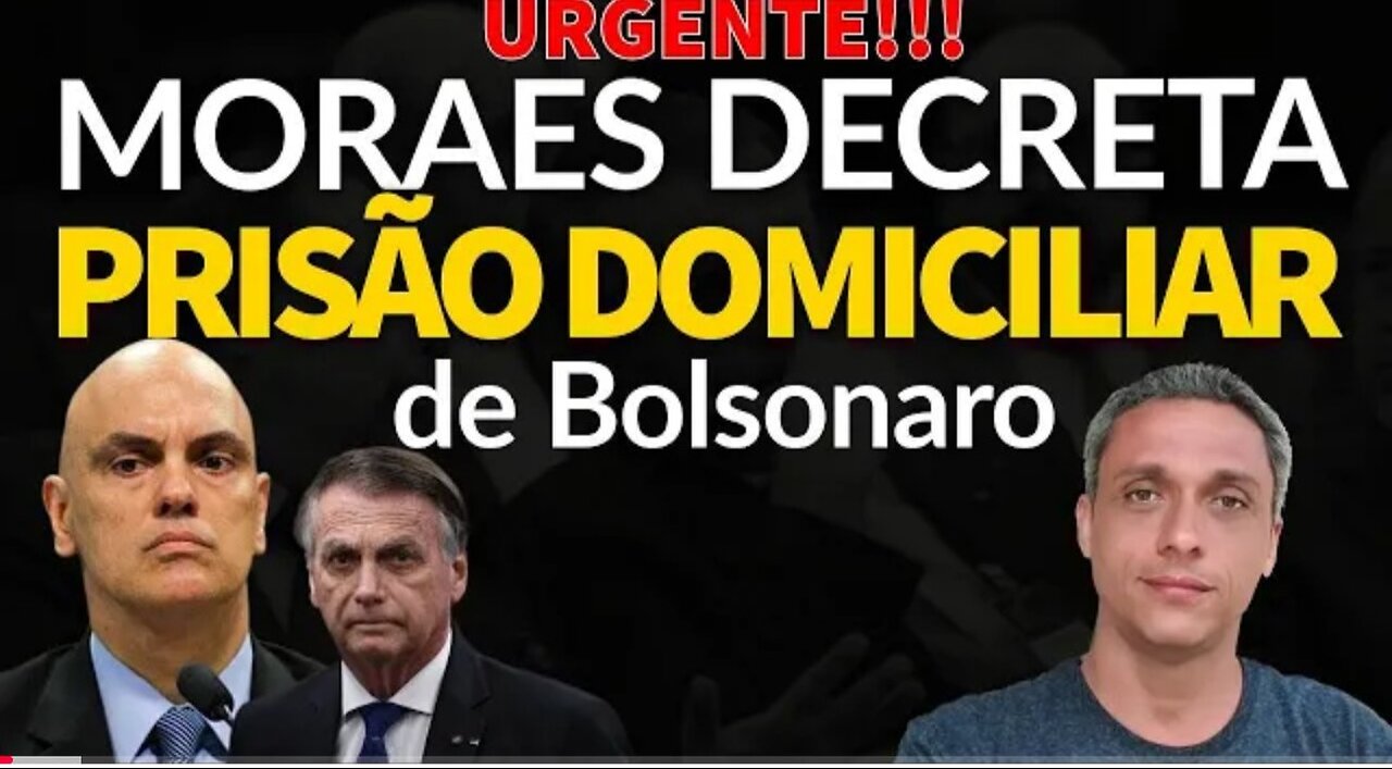 URGENT - MORAES orders Bolsonaro's house arrest - Understand the REAL reason