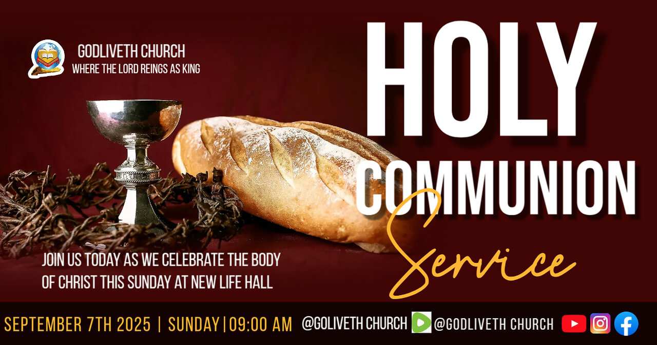 Holy communion service