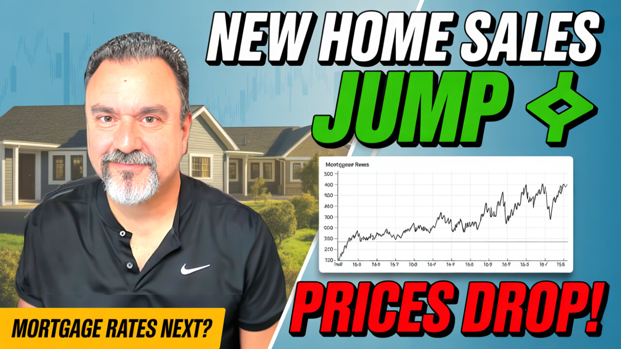 New Home Sales JUMP 🚀 Prices Drop… What’s Next for Mortgage Rates?