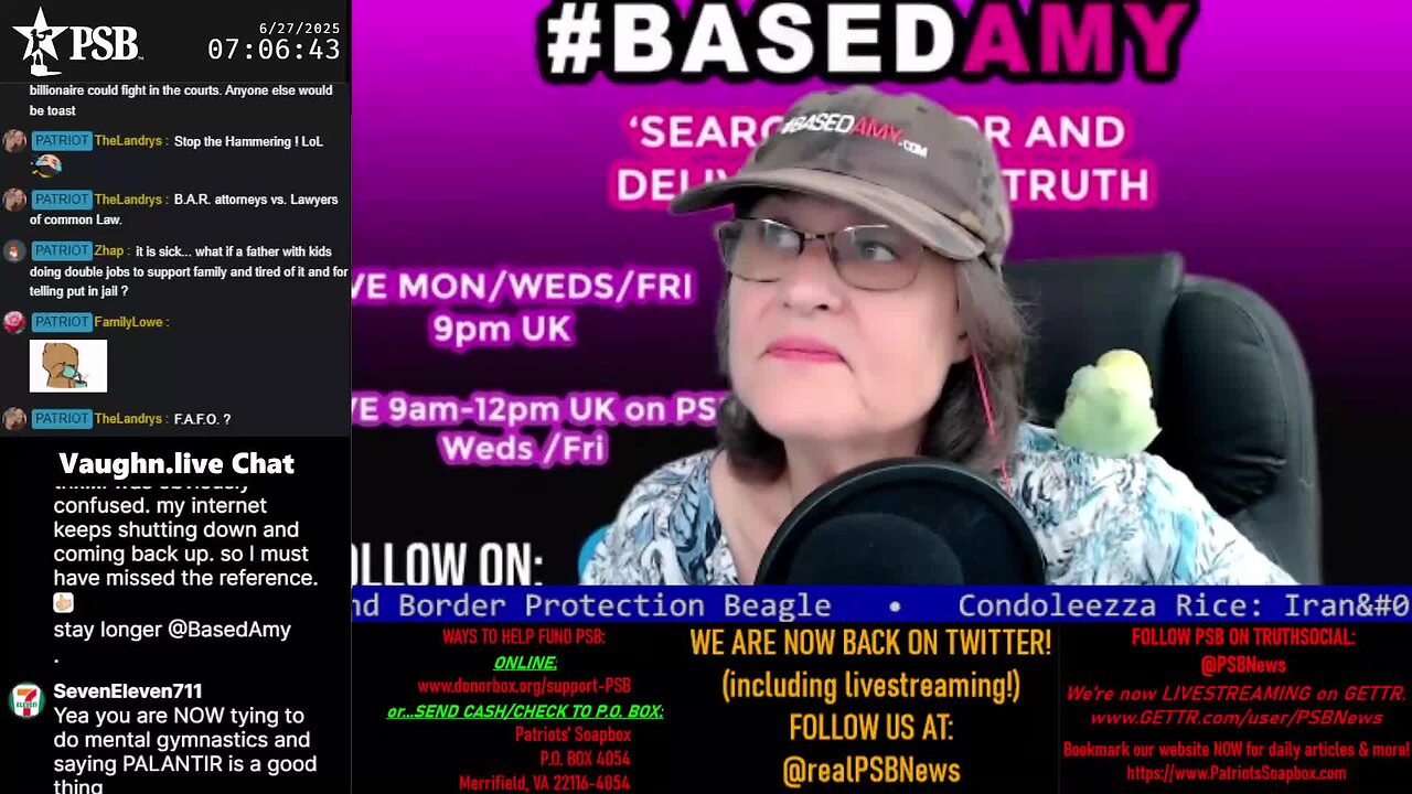2025-06-27 07:02 EDT - Patriots Soapbox AM: with MykelJaye
