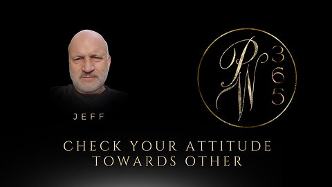 Check your attitude towards others