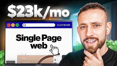 How This “1-PAGE!” Website Makes $23,000/Month (Affiliate Marketing 2025)