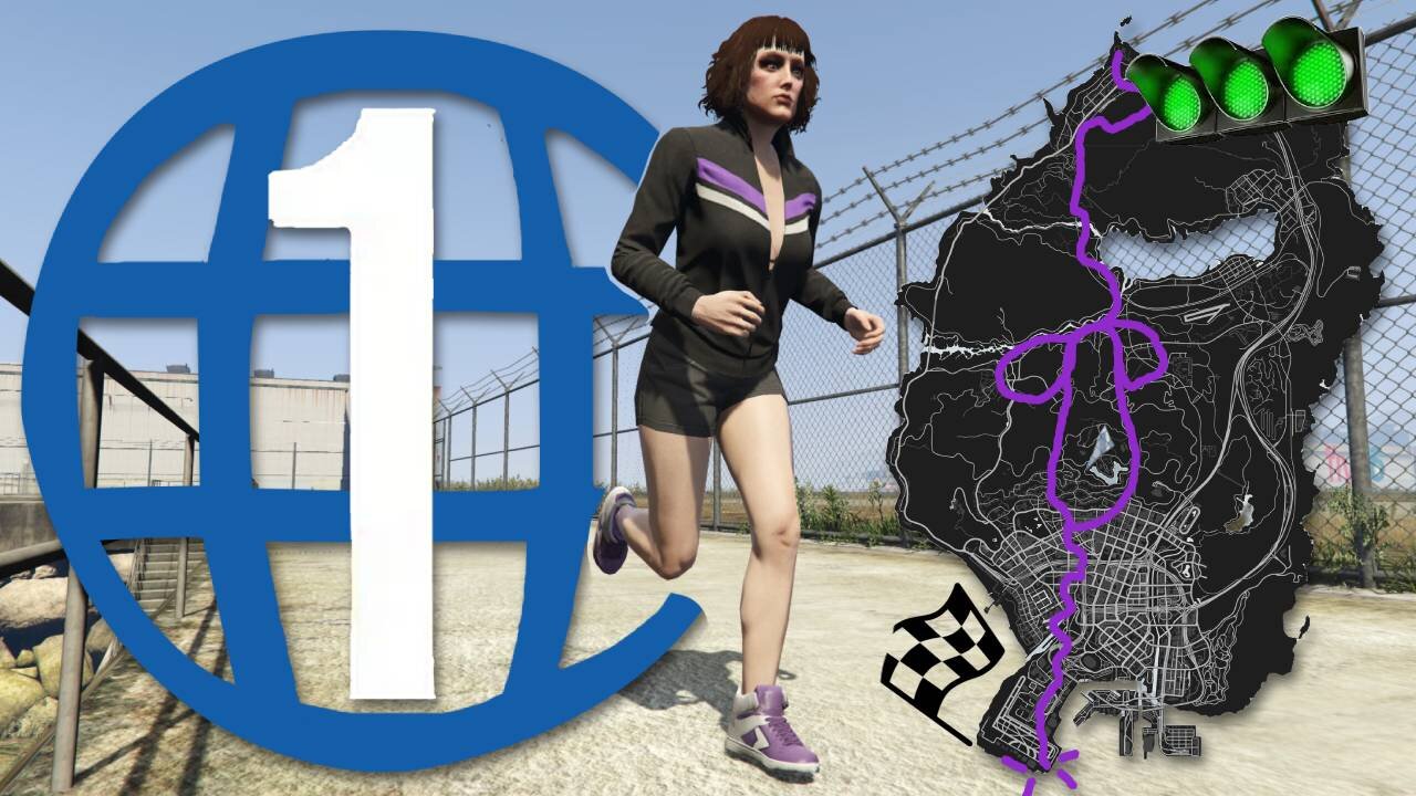 GTA Online | Level 1 : WORLD RECORD Fastest GTA 5 MAP RUN ! Speedruning Los Santos