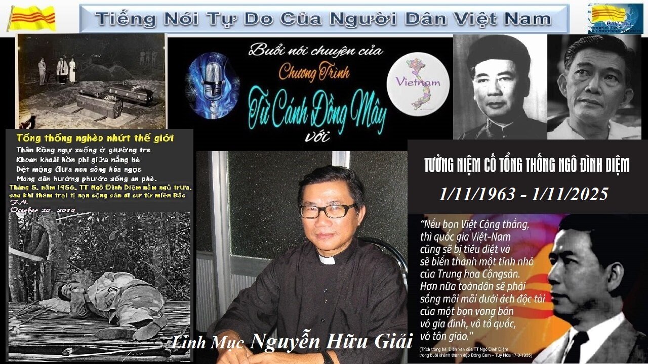 10-18-2025 Chương Trình Từ Cánh Đồng Mây với Linh mục Nguyễn Hữu Giải