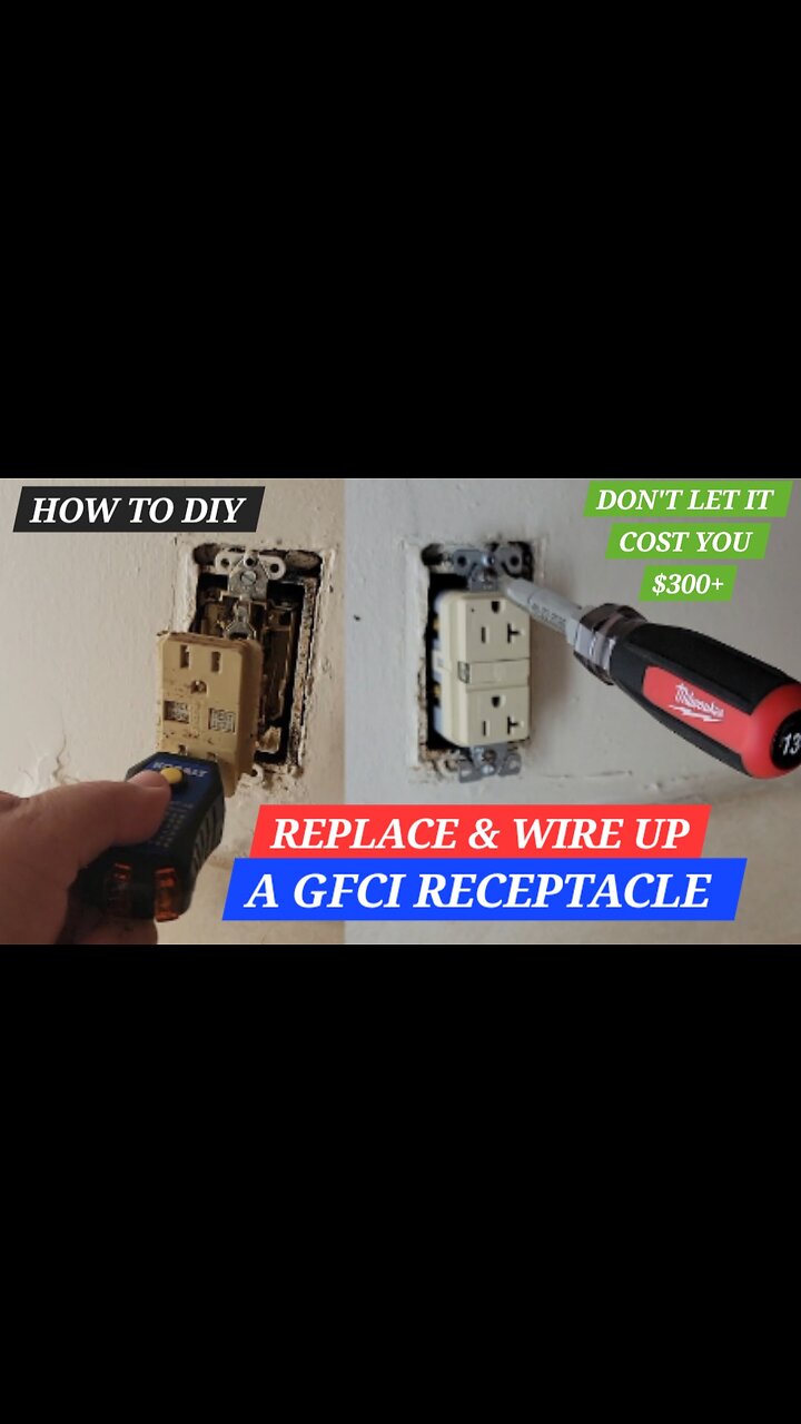 How to Replace & Wire Up a GFCI Receptacle