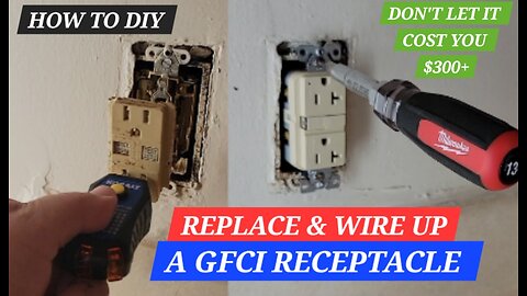 How to Replace & Wire Up a GFCI Receptacle