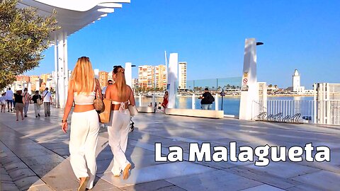 Malaga City Promenade and Beach ☀️ Spain | Costa del Sol