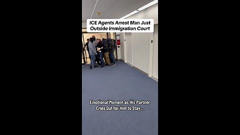 ICE arrests man outside NYC immigration court as his partner pleads tearfully for his release