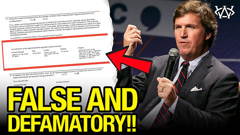 Tucker Carlson REFUTES 'Qatar' Influence Claims!