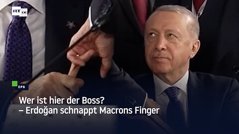 Wer ist hier der Boss? – Erdoğan schnappt Macrons Finger