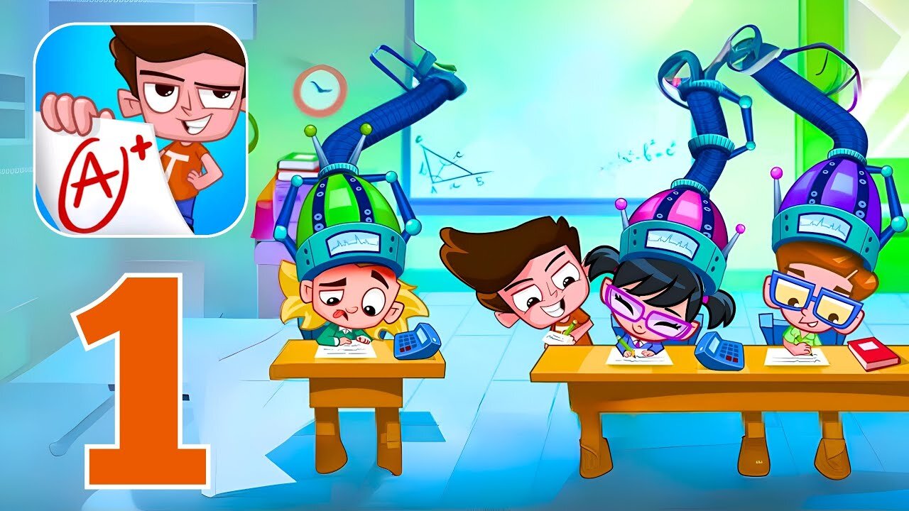Cheating Tom 3 - Genius School - Gameplay Walkthrough Part 1 - Level 1-10 (iOS, Android)