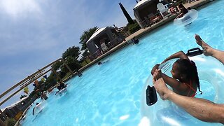 Blasian Babies Family Enjoy Wonderful Cabana Day H2OBX Waterpark Powell's Point, North Carolina!