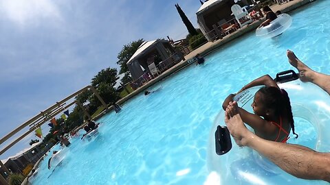 Blasian Babies Family Enjoy Wonderful Cabana Day H2OBX Waterpark Powell's Point, North Carolina!