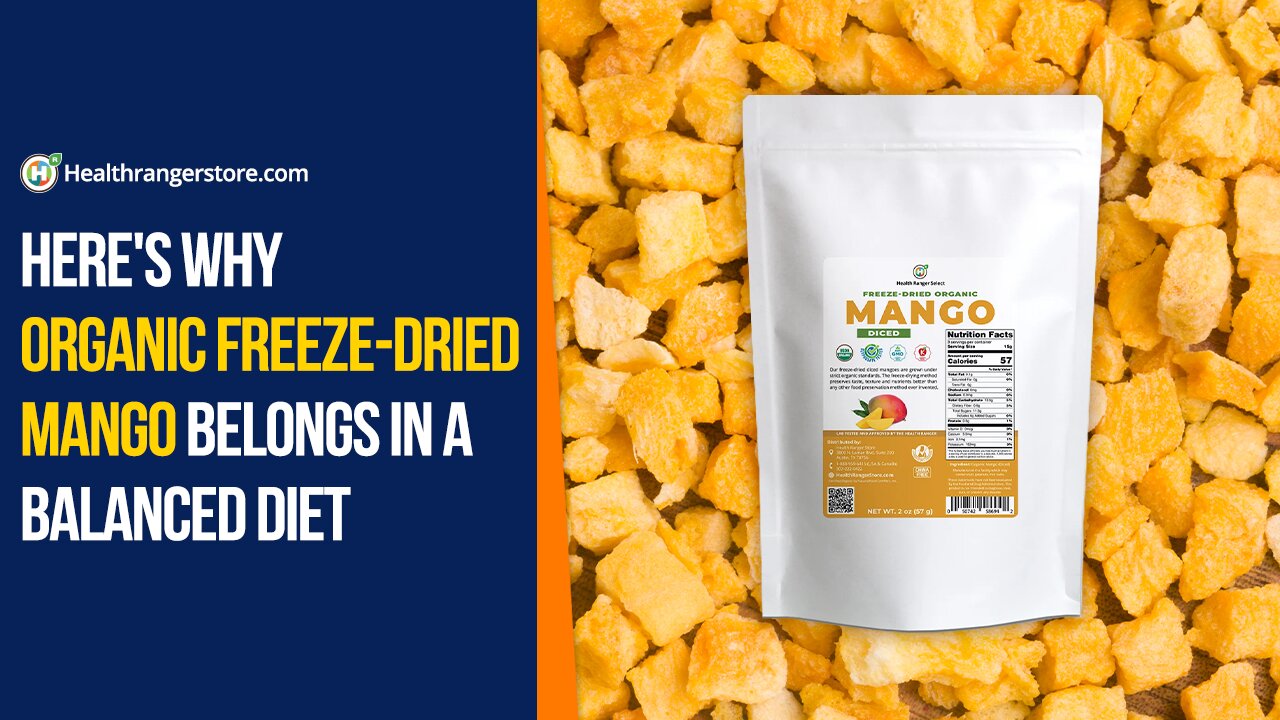 Here's why Organic Freeze-Dried Mango belongs in a balanced diet