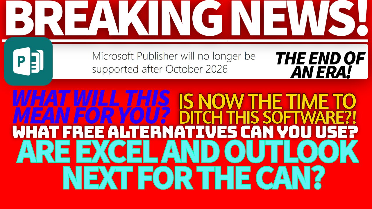 Microsoft Is Killing Off Publisher But Why? |Is there market research reliable?