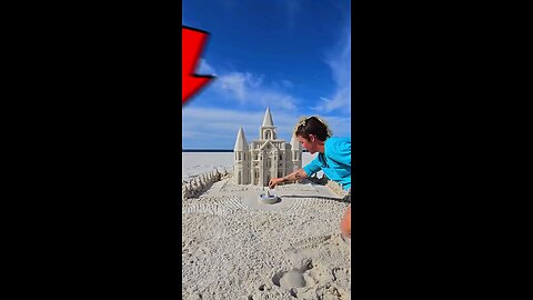 Beautiful sand castle #explore #artist #art #talent #artoftheday #artlover #facts