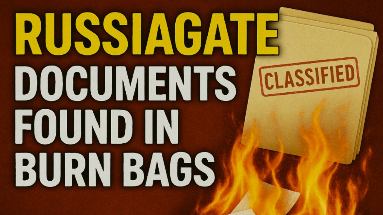Russiagate Documents Found In Burnbags