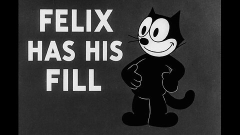 Felix Has His Fill | Classic Felix the Cat Cartoon | 1920s Silent Animation