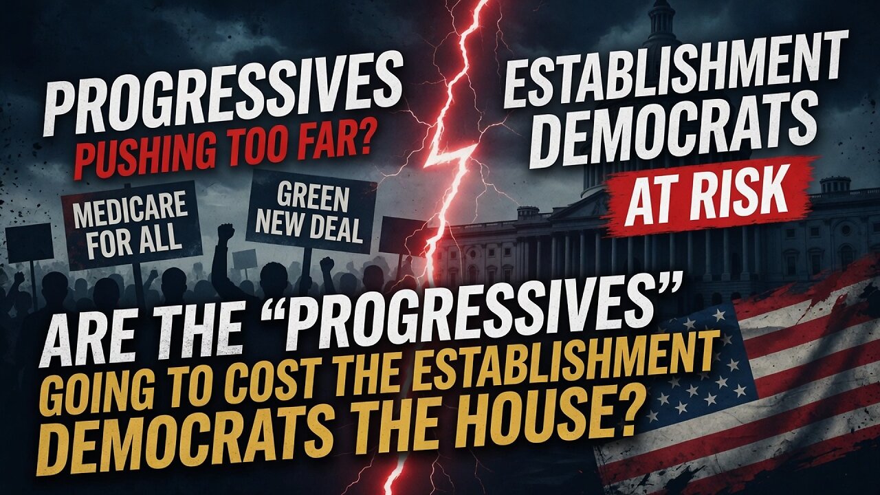 Are the "progressives" going to cost the establishment Democrats the House? - AC Daily Show Ep 805