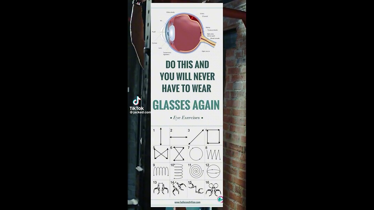 Do this and you’ll never wear glasses again!