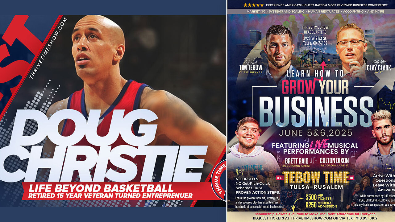 Doug Christie | Doug Christie Shares About His Journey from Being a Street Baller, to Growing Into An NBA Player Stand Out, to Becoming a Successful Entrepreneur + Join Tebow At Clay Clark's June 5-6 Business Workshop