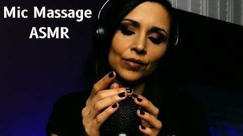 ASMR Lotion Mic Massage (whispers, tongue clicking, brushing)