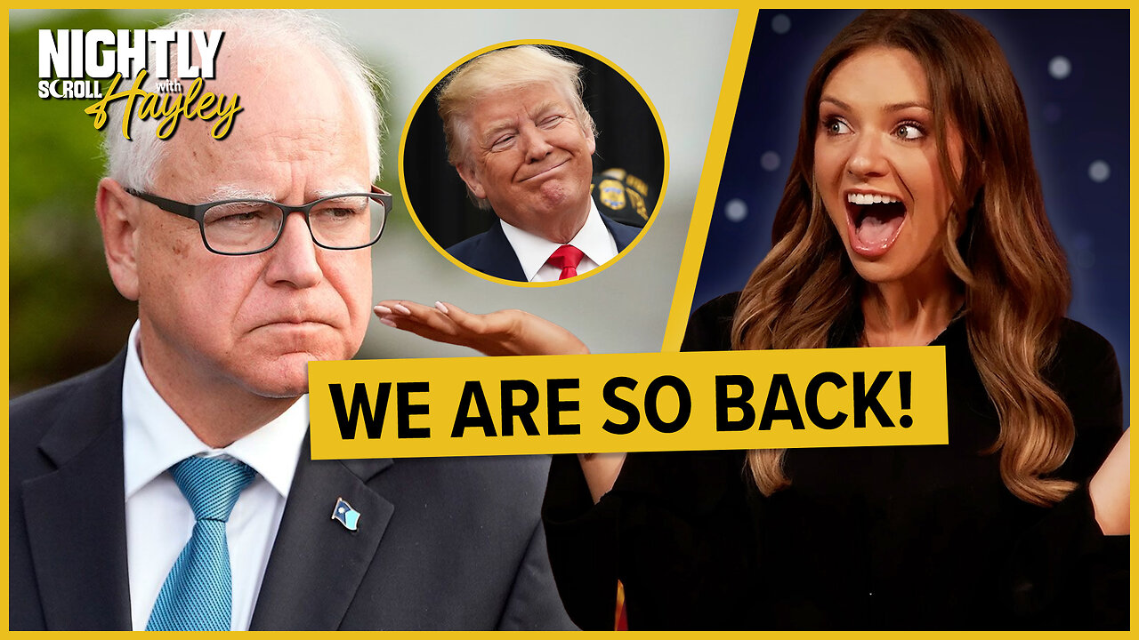 Trump Drops The "R Bomb" on Tim Walz - Nightly Scroll w/ Hayley Caronia (Ep.187)