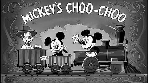 MICKEY'S CHOO CHOO (1929) Animation, Comedy, Romance | Short | Free Movie