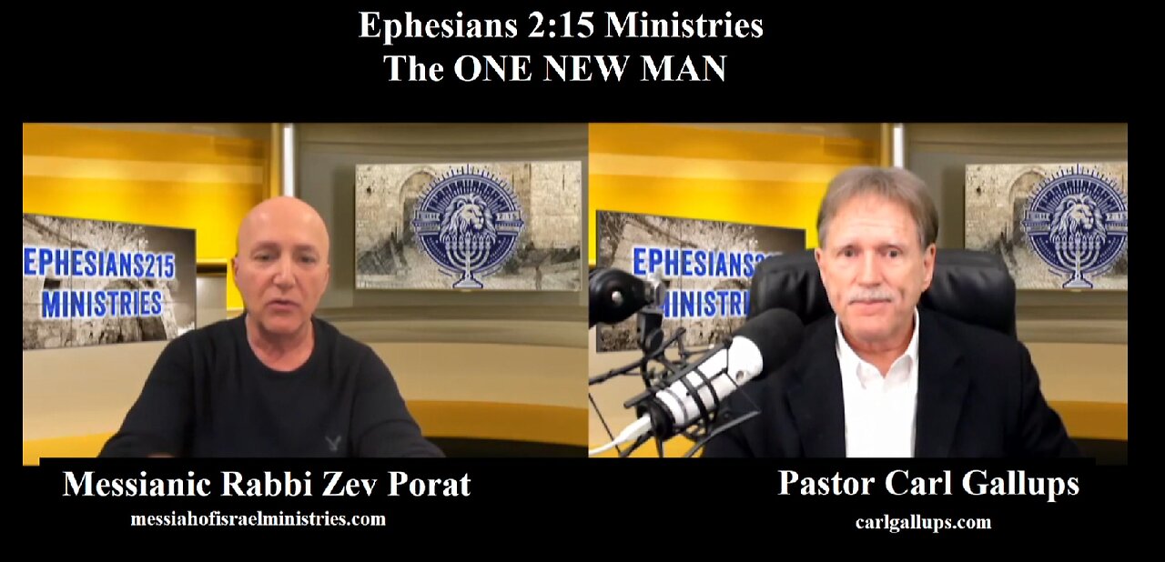 Messianic Rabbi Zev Porat & Pastor Carl Gallups talk about the Law & Fulfillment in Yeshua!