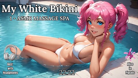 White Bikini (Part 1/4) Massage Tease | ASMR Whisper Story-time [F4A] (Sensual, Hot & Relaxing)