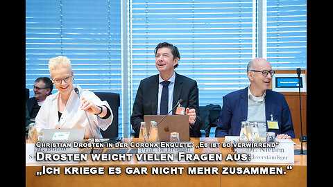 Drosten: Der Mann, der sich nicht erinnern konnte - aber ein ganzes Land beraten hat