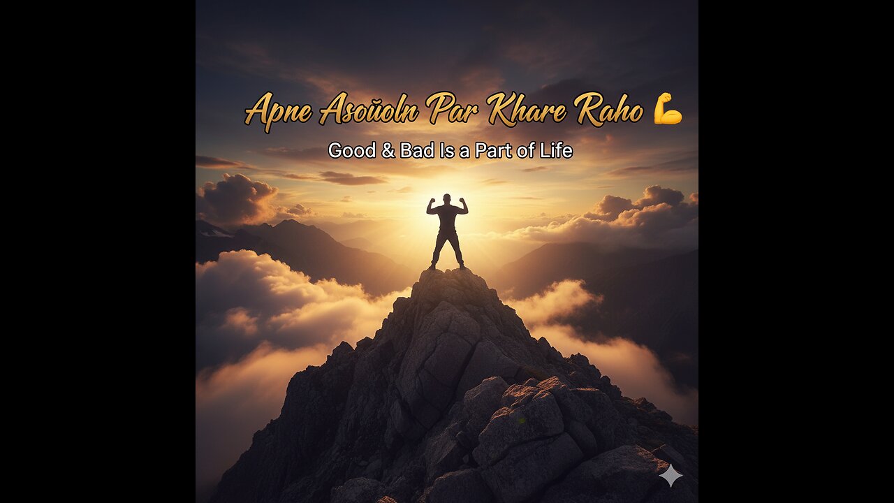 Apne Asoolon Par Khare Raho 💪 | Good & Bad Is a Part of Life | True Motivation