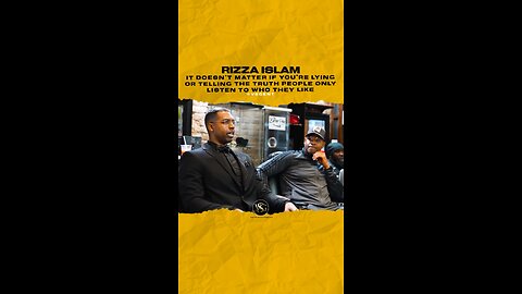 Truth is ppl only listen to people that they like