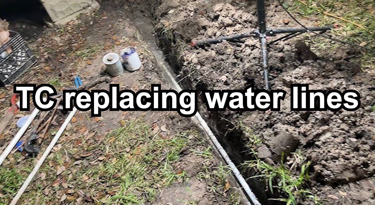 TC replacing water lines