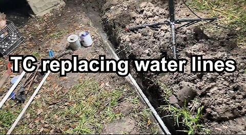 TC replacing water lines