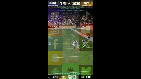 A Another Pick Score PIT 34 vs BUF 14 #AllMadden #Madden25 #NFLmadden #madden