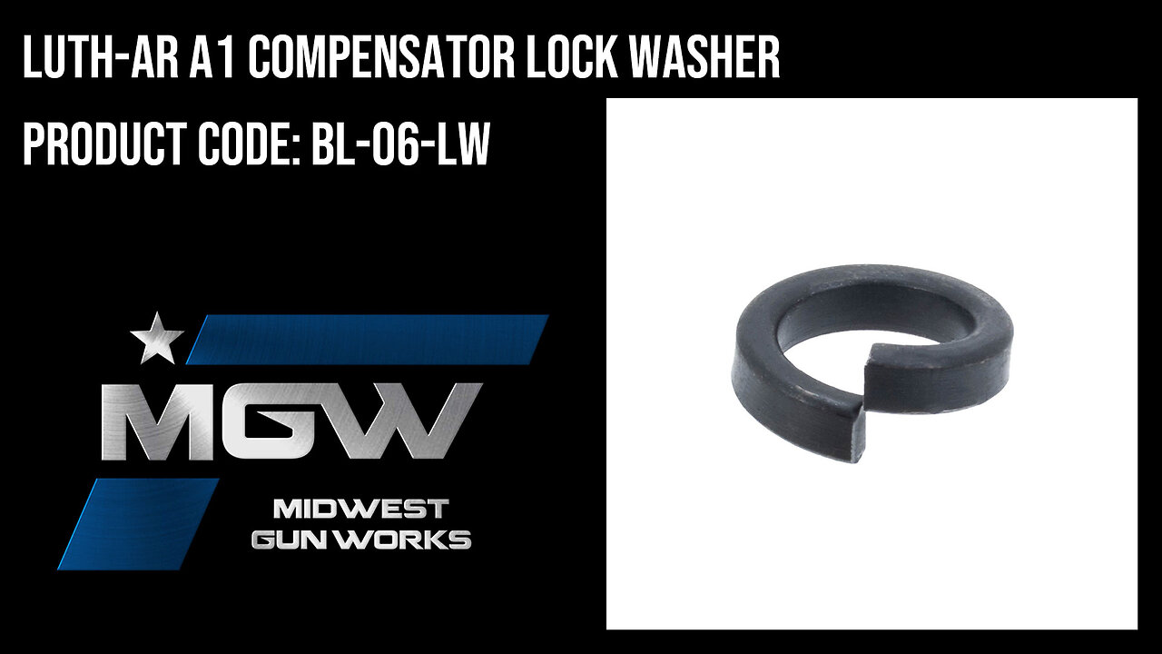 LUTH-AR A1 Compensator Lock Washer - BL-06-LW