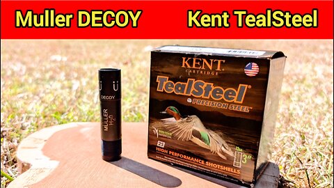Patterning Muller DECOY choke with Kent TealSteel!! (great results!)