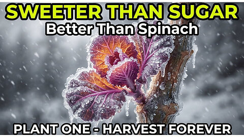 Better Than Spinach. The "Immortal" Tree That Feeds You For 20 Years. (Don't Buy Seeds)