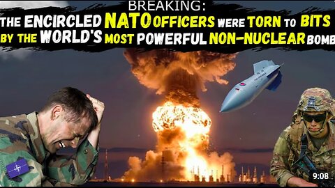 An Earthquake occurred in MIRNOGRAD, after Russia used FAB-5000 against the Encircled NATO officers