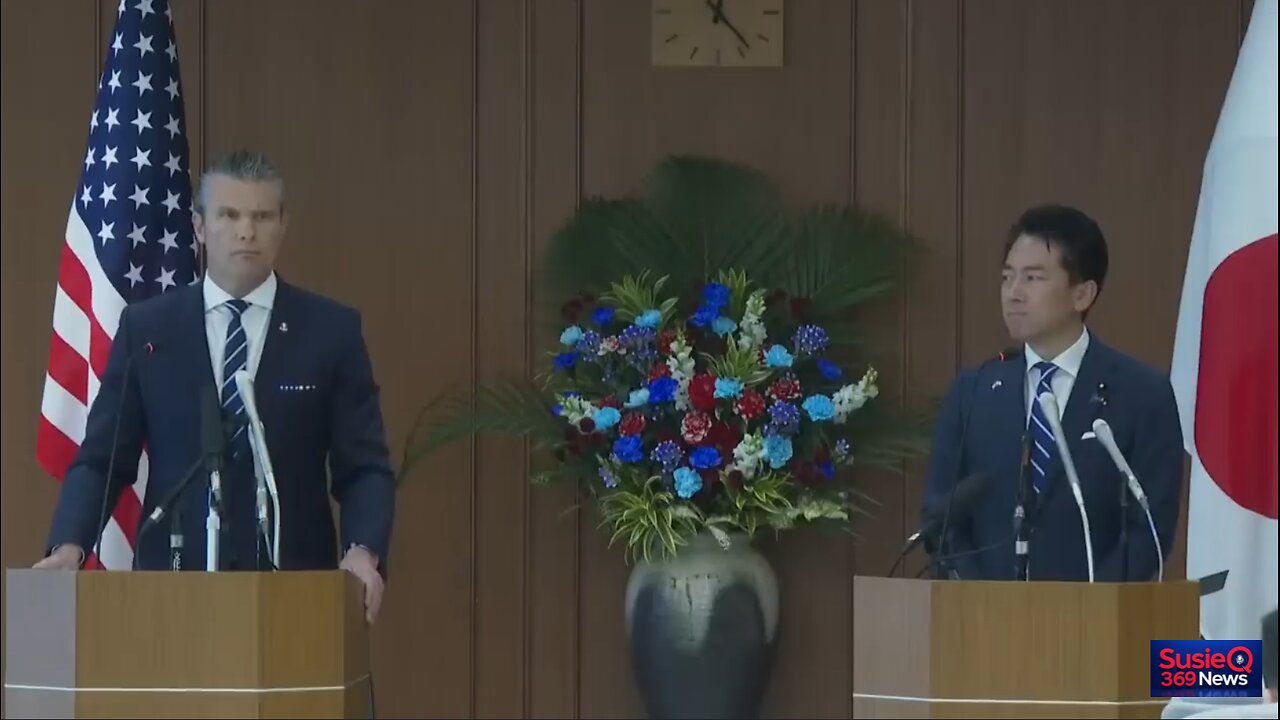 Pete Hegseth and Japan’s defense minister hold press conference