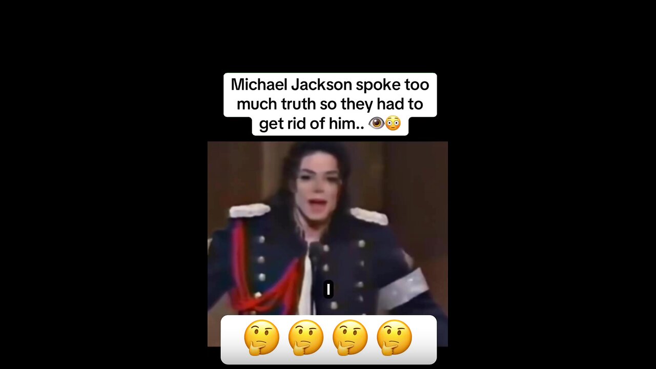 Michael Jackson spoke so much truth