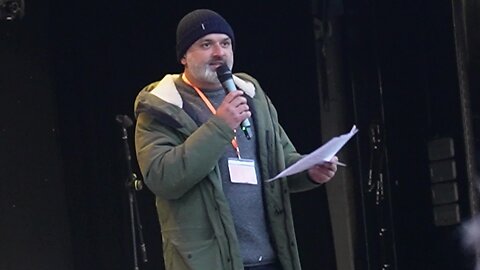 Protest Against Digital ID: London 13th December 2025 - Part 6: Riccardo the Italian and Doc Malik